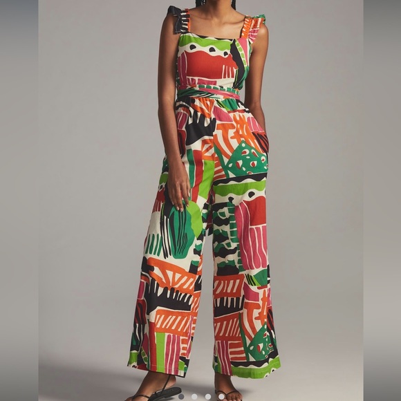 Bel Kazan Pants - NWT Bel Kazan colorful jumpsuit